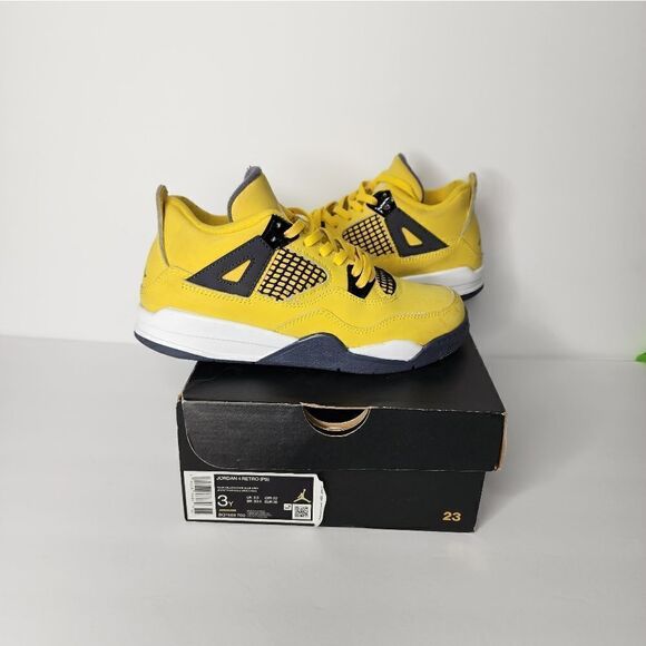 Jordan Retro 4 Lightning sneakers - Picture 1 of 6